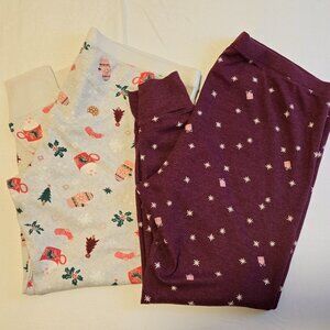 Old Navy holiday thermal leggings bundle - XXL